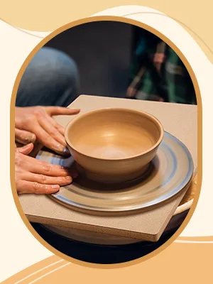 Portable Clay Wedging Board Clay Board with Built in Handle Wooden Mat Mud Board for Clay Crafts Arts Making, 12 x 18 Inch (1 Piece) - product information 3