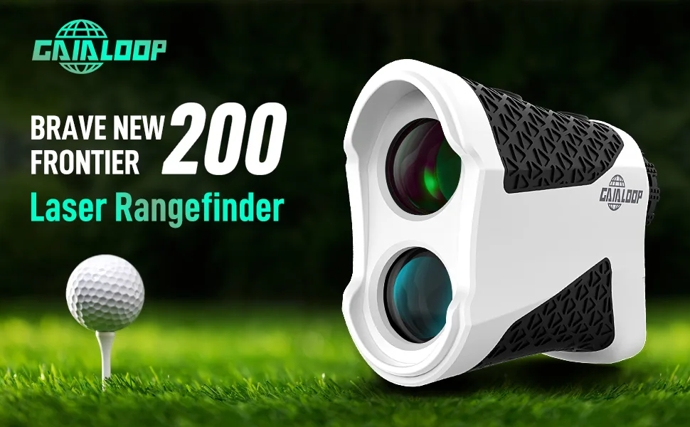 Laser Golf Rangefinder with Slope, Golf Range Finder, Flagpole Lock Yardage Devices with Vibration, High-Precision 6X 650 Disc for Golfing, Hunting, Target Shooting, Focus, White Golf Rangefinder - golf rangefinder