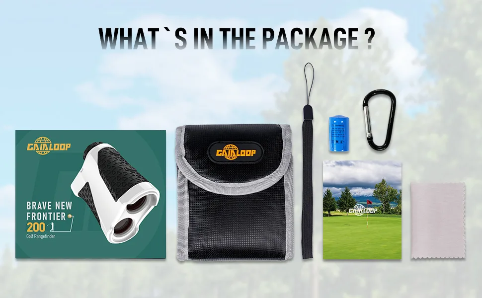 Laser Golf Rangefinder with Slope, Golf Range Finder, Flagpole Lock Yardage Devices with Vibration, High-Precision 6X 650 Disc for Golfing, Hunting, Target Shooting, Focus, White Golf Rangefinder - golf rangefinder