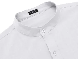 COOFANDY Linen Sets For Men 2 Piece Button Down Shirt Long Sleeve And Casual Beach Drawstring Waist Pants Summer Outfits A-white XX-Large - product information 5