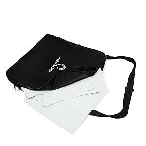 Bag of Bases - Throw Down Baseball Bases with Custom Carrying Bag - Perfect for Baseball, Teeball, Softball, Kickball, Kids, Backyard, Practice and School White - baseball bases in a bag
