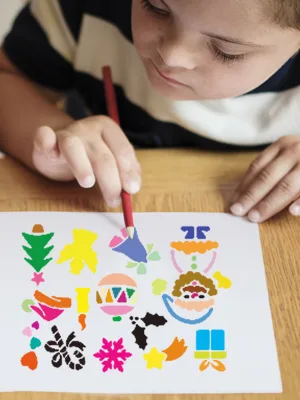 Stencil Drawing Kit for Kids, 25 Pcs Plastic Drawing Stencils with 400+ Shapes, Great Birthday Gift for Boy Girl - kids stencils