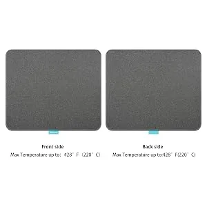 WORKLION Heat Press Mat 11"x13": Double-Sided Fireproof Materials Protective Resistant Mat for Cricut Easypress/Easypress 2 & HTV Craft Vinyl Ironing Insulation Transfer Projects - heat press easy mat