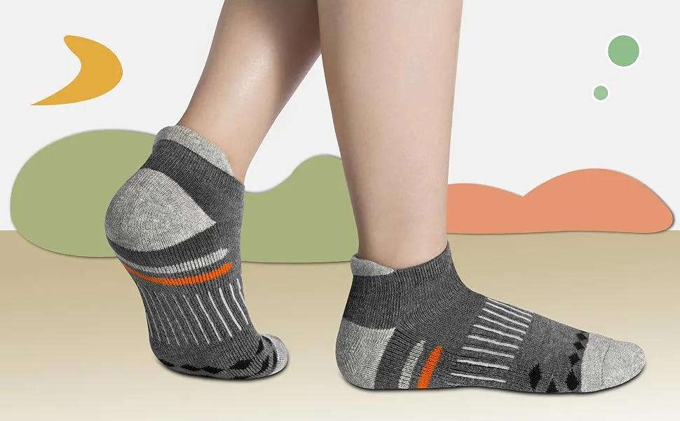 Comfoex 10 Pairs Boys Socks Ankle Athletic Socks For Big Little Kids Cotton Half Cushioned Socks Grey 10 Pairs 7-10 Years - product information 4
