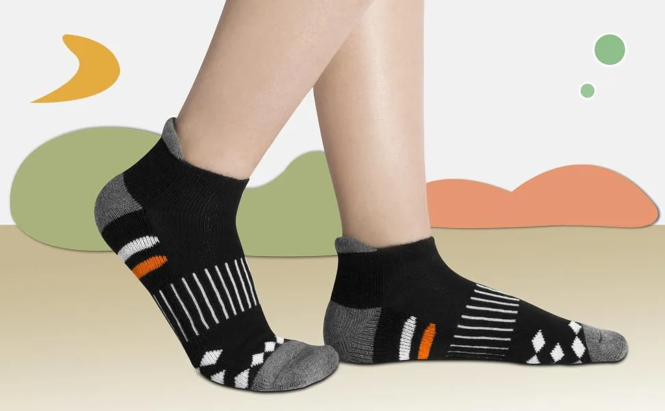 Comfoex 10 Pairs Boys Socks Ankle Athletic Socks For Big Little Kids Cotton Half Cushioned Socks Grey 10 Pairs 7-10 Years - product information 5