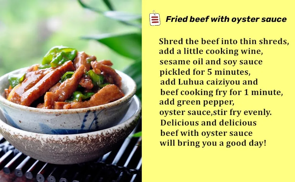 Luhua Chinese Oyster Sauce 18.3 oz - Recipe