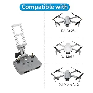 Hanatora 4-11 Inch Tablet Holder Mount Bracket with Lanyard for DJI Mavic 3,Air 2S, Mavic Air 2,DJI Mini 3 Pro,Mini 2 Drone Remote Controller, Extended Control Clip Accessories - product information 2