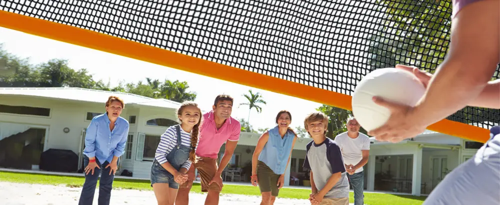 SAPLIZE Golf Practice Net with Target Cloth, Heavy Duty Golf Ball Barrier Hitting net, DIY Adjustable Ball Net, Golf High Impact Net, 10x10 ft / 10x15 ft / 10x20 ft Blue, 10x10ft - golf netting