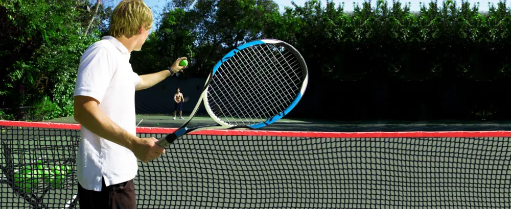 SAPLIZE Golf Practice Net with Target Cloth, Heavy Duty Golf Ball Barrier Hitting net, DIY Adjustable Ball Net, Golf High Impact Net, 10x10 ft / 10x15 ft / 10x20 ft Blue, 10x10ft - Golf netting