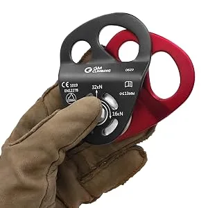 GM CLIMBING 32kN Double Tie-in Hitch Pulley Self-lubricating Bushing - HITCH PULLEY