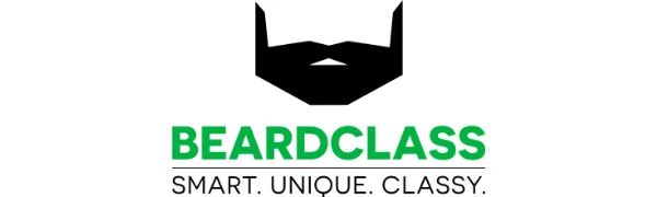 BEARDCLASS Premium Beard Straightener Comb - USA Designed for Beards! Fast Heating Electric Straightening Brush for Men with Anti-Scald Technology - Adjustable Temperature Portable Heated Straightner - Beardclass - Smart. Unique. Classy.