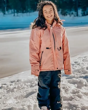 Wantdo Boy's Waterproof Ski Jacket Fleece Snowboarding Jackets Warm Thick Winter Coat Hooded Raincoats 8 Navy - product information 32