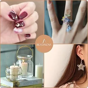 BEADNOVA Craft Wire Jewelry Beading Wire Tarnish Resistant Copper Wire for Jewelry Making with Cutting Pliers (5pcs, 26 Gauge) - product information 5