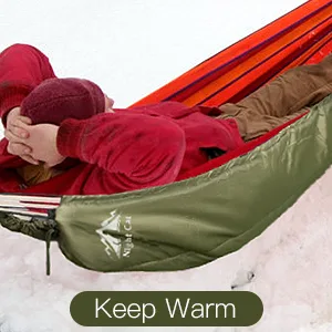 Night Cat Hammock Underquilts Sleeping Bag Single Insulated Under Blanket for Hammock 4 Seasons Lightweight Soft Warm 5-20 8x3.6ft - product information 17