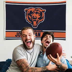 Rico Industries NFL Chicago Bears Standard Double Sided Car Flag Minnesota Vikings Exclusive-Primary - package