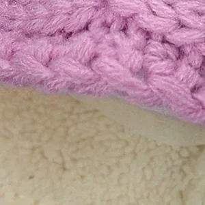 C.C Soft Stretch Winter Warm Cable Knit Fuzzy Lined Ear Warmer Headband, Ivory - product information 6