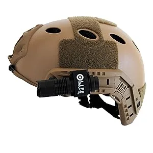 Life Mounts LED Tactical Helmet ARC Rail Light White LED - Helmet Light