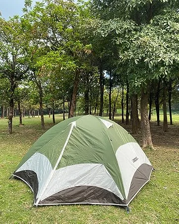 LUXCOL Down Camping Blanket - 700 Fill Power Puffy, Warm, Water Resistant, Lightweight and Portable for Outdoors, Travel, Camping - Black - 4 person camping tent
