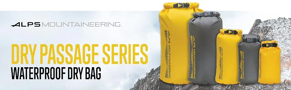 ALPS Mountaineering Dry Passage Waterproof Dry Bag 35L Charcoal - Dry Passage