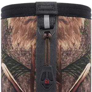 DRYCODE Rubber Boots for Men, 4.5mm Neoprene Mid Calf Rain Boots, Durable Waterproof Hunting Boots(Black & Brown & Camo, Size 6-14) 6 Camo Reed Grass - hunting boots for men