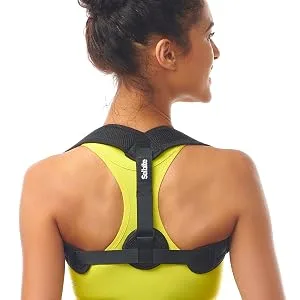 Selbite Posture Corrector for Women Men - Adjustable Back Straightener - Posture Brace - Discreet Back Brace for Upper Back - Comfortable Posture Trainer for Spinal Alignment (25" - 53") One Size - Comfortable posture trainer for upper back