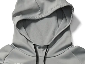 Speedo Unisex Full Zip Hoodie Sweatshirt Small Speedo Blue - Fleece Lined