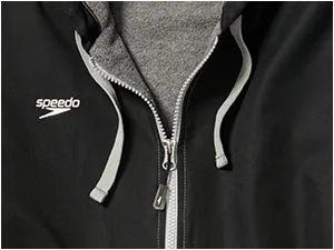 Speedo Unisex Full Zip Hoodie Sweatshirt Small Speedo Blue - Zipper