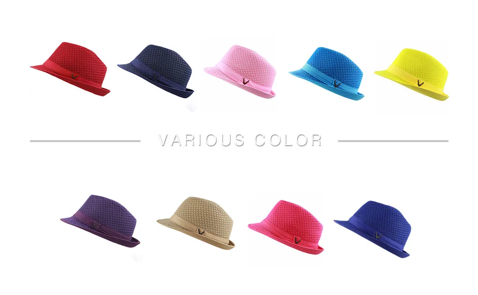 The Hat Depot Light Weight Classic Soft Cool Mesh Crushable Fedora hat Large-X-Large Turquoise - poster
