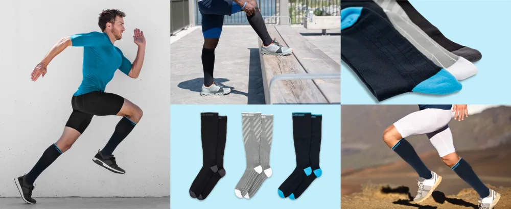 Copper Compression Socks for Women & Men | 15-20 mmHg | Running, Pregnancy, Circulation | Plantar Fasciitis | Arch Support Multicolor - 3 PAIR - Large - pk knee high