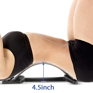 Heated Back Stretcher for Lower Back Pain Relief, Back Cracker with Lumbar Support, Lumbar Traction Device with Heating Pad, Spine Stretcher and Back Cracking Device, Back Popper for Decompression - back stretcher
