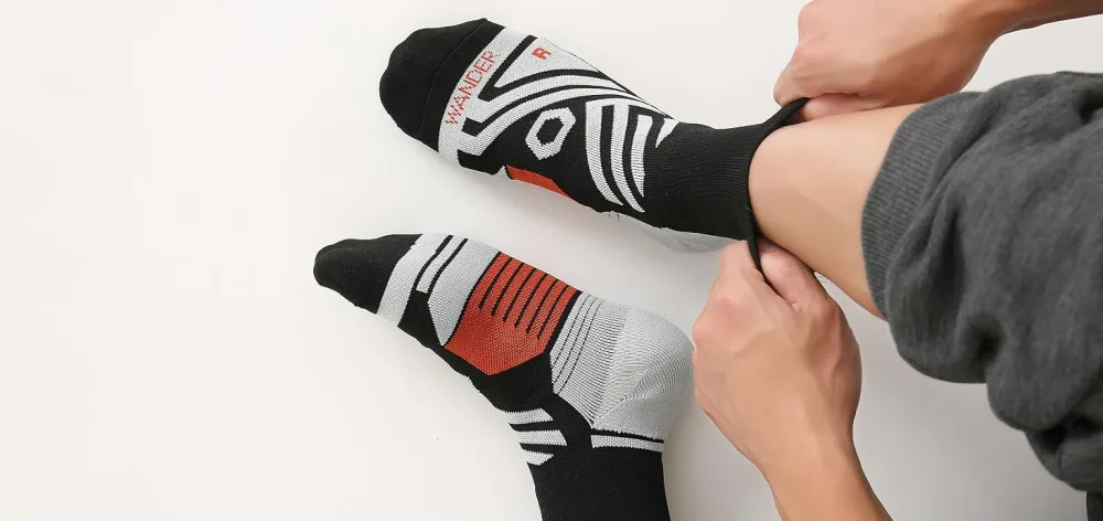WANDER Athletic Ankle Socks for Men Wicking Performance Running Socks with Cushion 3 Pairs Black 9-11 - mens ankle socks