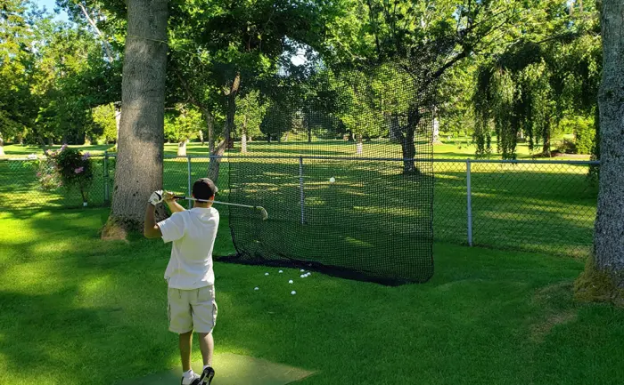 IUZEAI Golf Practice Net Golf Ball Hitting Netting,Heavy Duty Nylon Golf Sports Netting Barrier Nets 10x10ft/10x15ft/10x20ft - Golf Netting for backyard