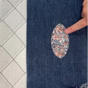 Dark Blue Denim Stretch Jean Patches Super Strong Iron On- by Holey Patches (Assorted Sizes) (2-5" x 5") Dark Blue 2-5" x 5" - HoleyPatches