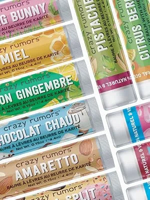 Crazy Rumors Amaretto lip balm 2 pieces - Crazy Rumors lippenbalsem met natuurlijke geur