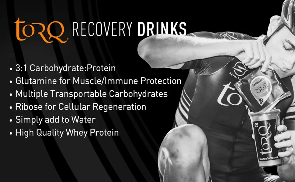 TORQ RECOVERY DRINK SINGLE SERVE SACHETS 10X 50G CHOCOLATE MINT - Torq Herstel