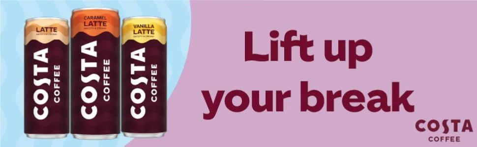 Costa Latte 4 x 250ml Ready-to-Drink Latte Coffee Pack - Costa 2