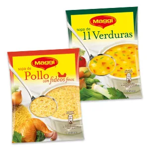 Nestl Maggi Chicken with fine ideas dehydrated soup package of 18 x 82 g total 147 kg - soep, instant soep, maggisoep, kippensoep, soep envelop, witte kippen, pastasoep, groentesoep
