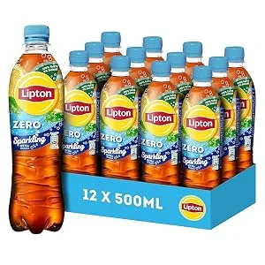Unilever Lipton Zero Sugar Ice Tea Sparkling a wonderfully refreshing ice tea 12 x 500 ml Value pack - product information 2