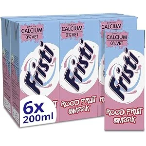 Frieslandcampina NV Fristi Drinkyoghurt Rood Fruit Mini 5 x 6 x 200 ml - Image