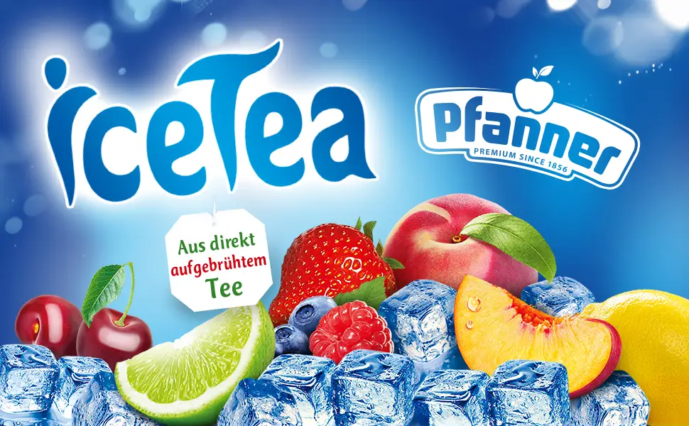 Pfanner Iced Tea Lemon pack of 24 24 x 330 ml - product information 1