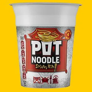 Pot Noodle Sticky Rib Standaard 12 x 90 g - product information 2