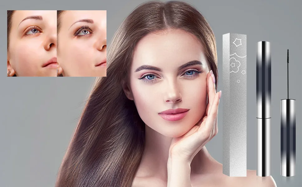 Fengyang 2 pieces waterproof mascara volume and length black mask for length and volume without clumps or spots or peeling - Beschrijving