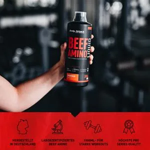 Body Attack Beef Amino Liquid oranje 1 x 1000 ml - Beef Amino Liquid