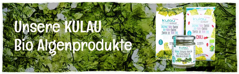 Kulau Bio Nori Snack Chili sharp snack from roasted nori leaves Asian nack delicate crispy and spicy 8 x 4 g - product information 6