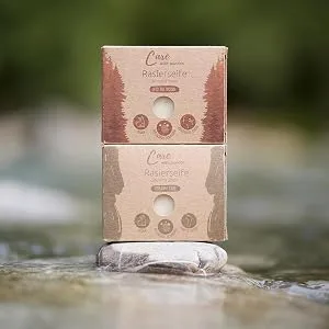 pandoo Shaving soap 100 g Into the Woods natural soap value pack 4 pieces - scheerzeep