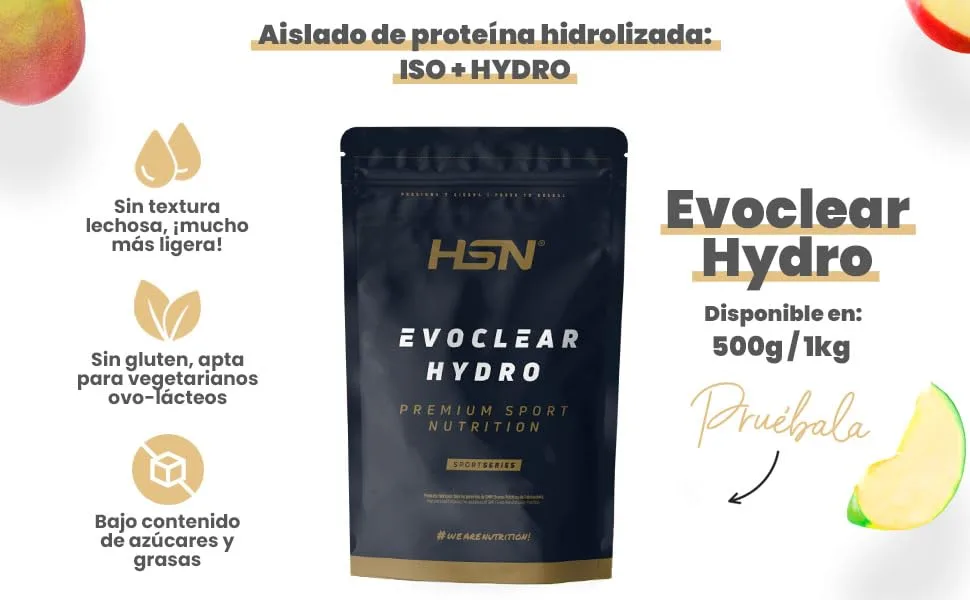 HSN Evoclear Hydro Clear Whey Flavor punch fruit 500 g 20 cans Hydrolyzed protein isolation from whey Protein type refreshing juice NonGMO Vegetarian Gluten Free eye - Evoclear-module-4