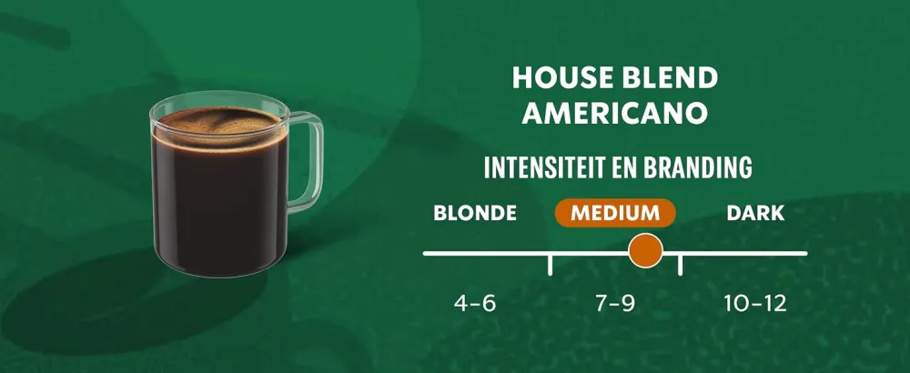 Nestle STARBUCKS House Blend by Nescaf Dolce Gusto Medium Roast Koffiecapsules 6 x 12 72 Capsules - House Blend