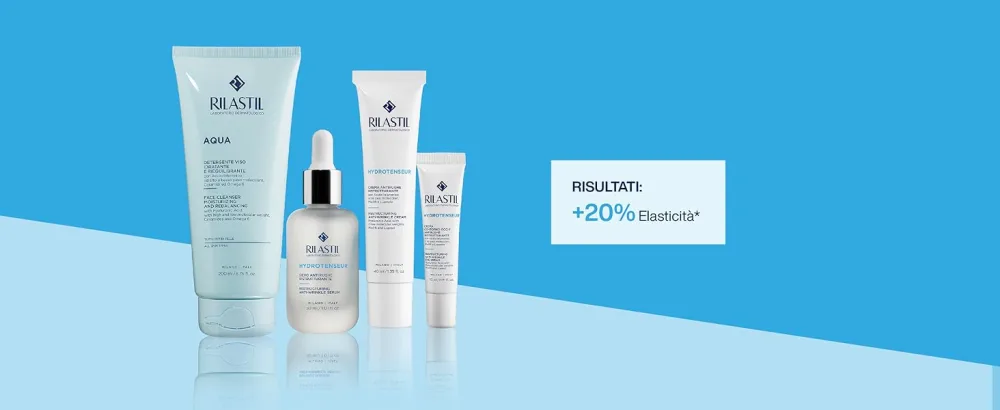Rilastil Hydrotenseur Ampoules against wrinkles concentrated treatment lifting effect ultralight texture quickly absorbed pack of 7 x 1 ml - Resul