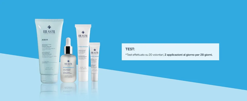 Rilastil Hydrotenseur Ampoules against wrinkles concentrated treatment lifting effect ultralight texture quickly absorbed pack of 7 x 1 ml - Test