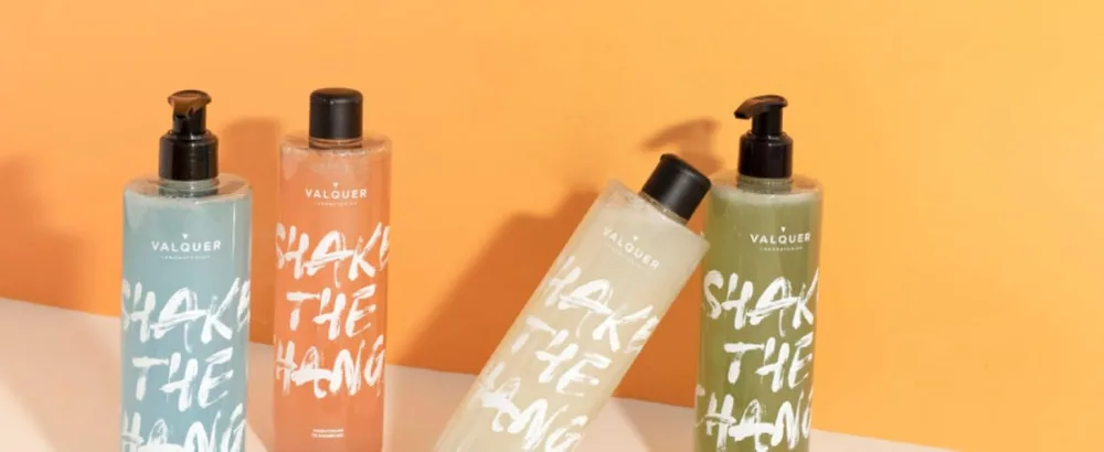 Valquer Laboratorios Valquer Shake Set of 4 sustainable bath searches body gel one bottle infinity of gels Zero Waste 25 g 400 ml gel Fire - valquer shake